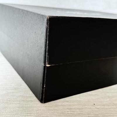 LOT 400D: Black Coach New York Gift Boxes w/ Cloth Bags