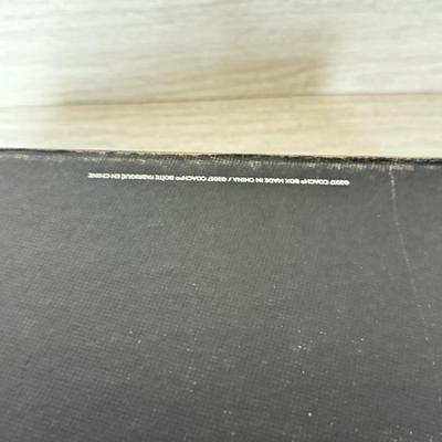 LOT 400D: Black Coach New York Gift Boxes w/ Cloth Bags