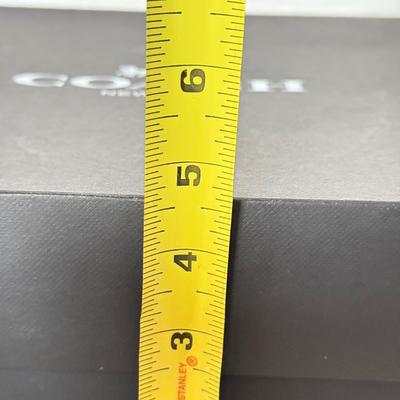 LOT 400D: Black Coach New York Gift Boxes w/ Cloth Bags