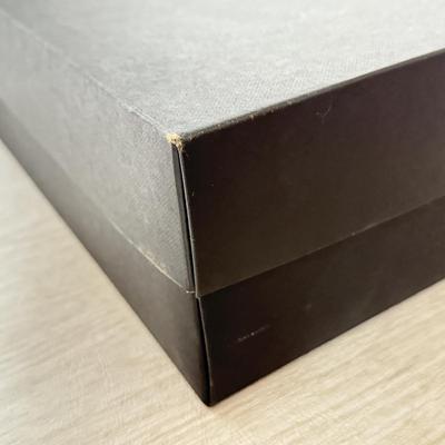 LOT 400D: Black Coach New York Gift Boxes w/ Cloth Bags