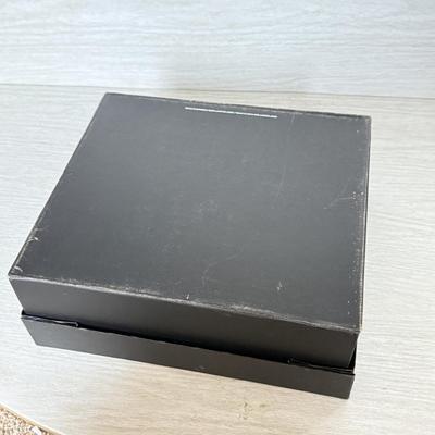 LOT 400D: Black Coach New York Gift Boxes w/ Cloth Bags