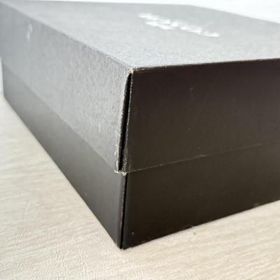 LOT 400D: Black Coach New York Gift Boxes w/ Cloth Bags