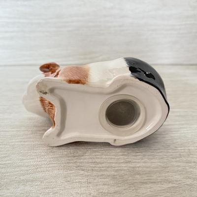 LOT 401K: Guinea Pig Coin Bank & Chubby Rabbit Sculptures: Evergreen & Goose Creek