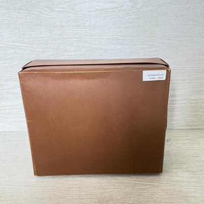 LOT 406D: Brown Coach New York Gift Boxes w/ Branded Cloth Bags