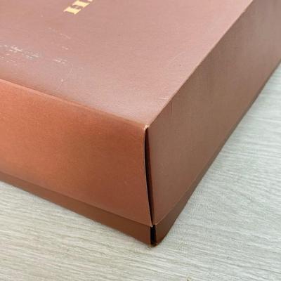 LOT 406D: Brown Coach New York Gift Boxes w/ Branded Cloth Bags