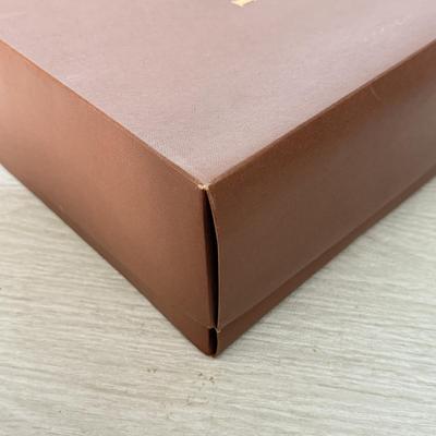 LOT 406D: Brown Coach New York Gift Boxes w/ Branded Cloth Bags