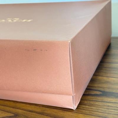 LOT 407D: Brown Coach New York Gift Boxes w/ Cloth Bags