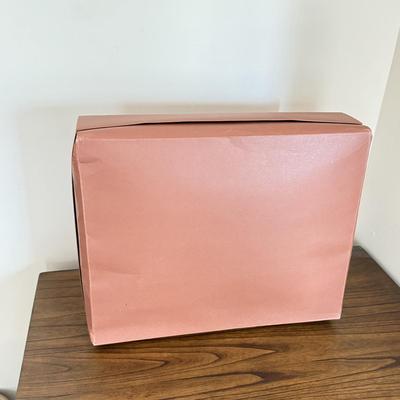 LOT 407D: Brown Coach New York Gift Boxes w/ Cloth Bags