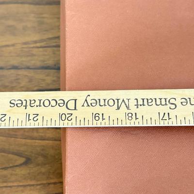 LOT 407D: Brown Coach New York Gift Boxes w/ Cloth Bags