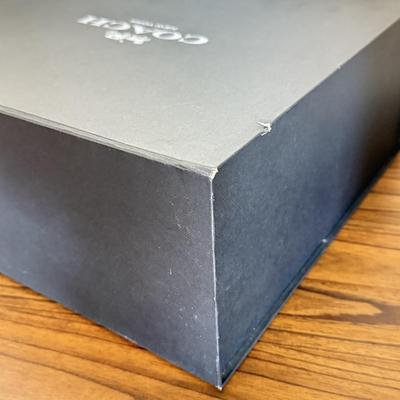 LOT 408D: Coach New York Gift Boxes w/ Cloth Bags