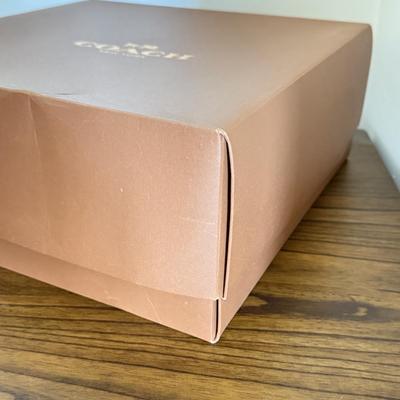 LOT 408D: Coach New York Gift Boxes w/ Cloth Bags