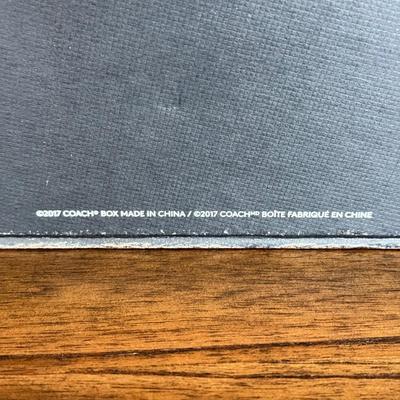 LOT 409D: Coach New York Gift Boxes w/ Cloth Bags