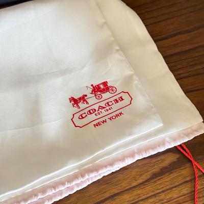 LOT 409D: Coach New York Gift Boxes w/ Cloth Bags