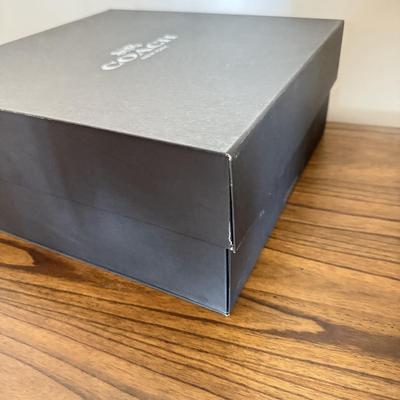 LOT 409D: Coach New York Gift Boxes w/ Cloth Bags