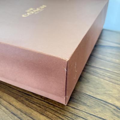 LOT 410D: Coach New York Gift Boxes w/ Cloth Bags