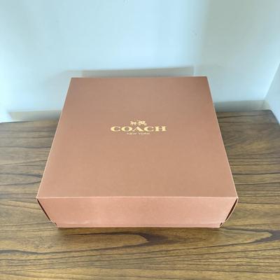 LOT 410D: Coach New York Gift Boxes w/ Cloth Bags
