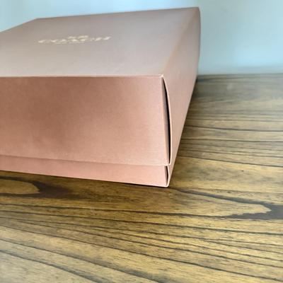 LOT 410D: Coach New York Gift Boxes w/ Cloth Bags