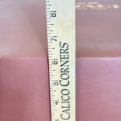 LOT 411D: Coach New York Gift Boxes & Cloth Bags