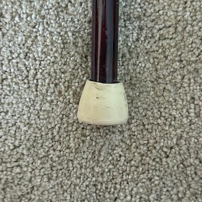 LOT 414L: Vintage Canes: Dragon Claw & Marble Resin Handle