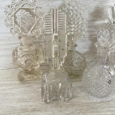 LOT 415D: Vintage Glass Perfume Bottles