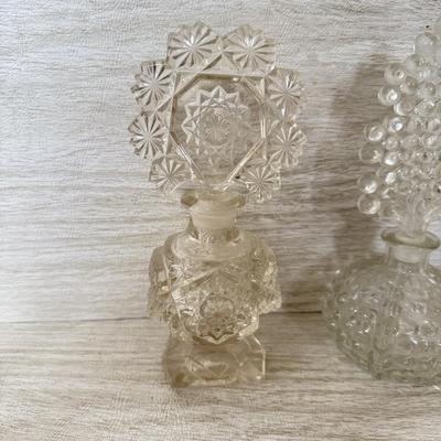 LOT 415D: Vintage Glass Perfume Bottles