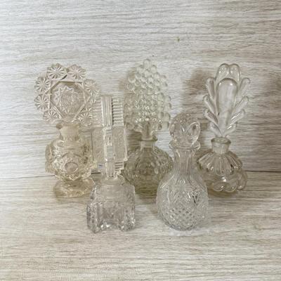 LOT 415D: Vintage Glass Perfume Bottles