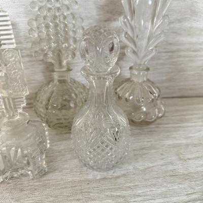 LOT 415D: Vintage Glass Perfume Bottles