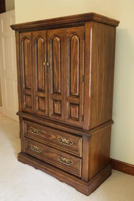 Solid Wood Armoire