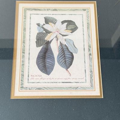 LOT 423L: Monet Spring Flowers Framed Print & Framed Floral Artwork