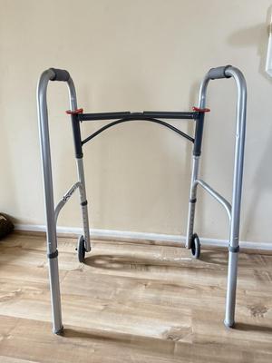 LOT 427K: Two Walkers w/ Front Wheels