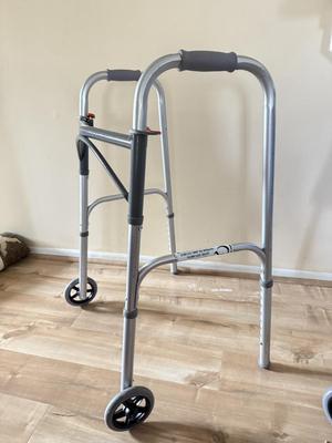 LOT 427K: Two Walkers w/ Front Wheels