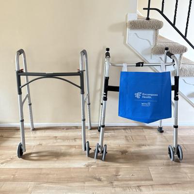 LOT 427K: Two Walkers w/ Front Wheels