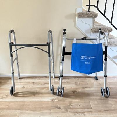 LOT 427K: Two Walkers w/ Front Wheels