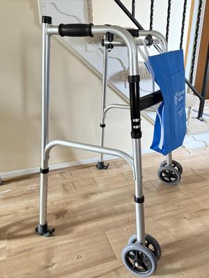 LOT 427K: Two Walkers w/ Front Wheels