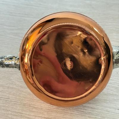 LOT 442D: Copper Tea Kettle w/ Copper Coffee & Teapots