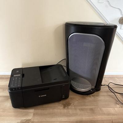 LOT 445L: Office Essentials: Fellowes Shredder & Canon Pixma Printer MX492