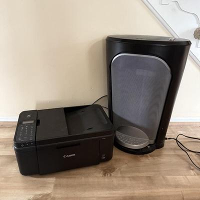 LOT 445L: Office Essentials: Fellowes Shredder & Canon Pixma Printer MX492
