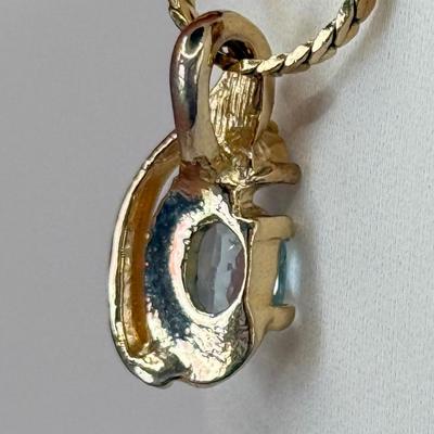 LOT 352J: 17” Victorian Style Faux Glass Amethyst Necklace, 15” Mesh Gold Tone Chain, 16” Trifari Graduated Heart Necklace, 15” Gold Tone...