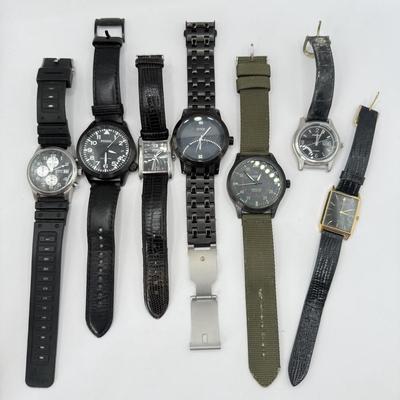 LOT 359J: Collection of Men’s Watches: Fossil, Citizen, Guess