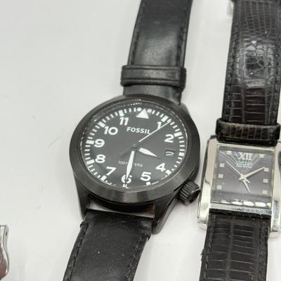 LOT 359J: Collection of Men’s Watches: Fossil, Citizen, Guess