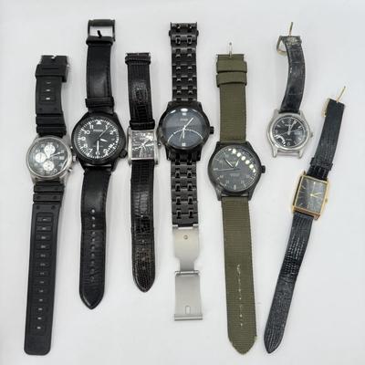 LOT 359J: Collection of Men’s Watches: Fossil, Citizen, Guess