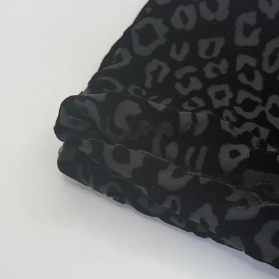 LOT 326J: Coach New York Black Leopard Print Scarf