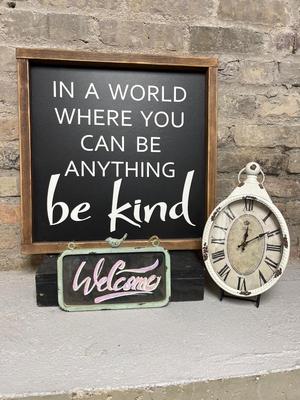 Wall Decor and Clock