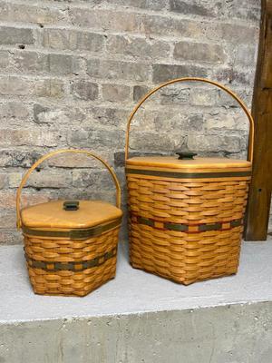 Longaberger 1997 Snowflake Baskets