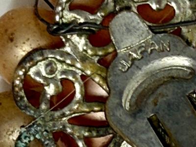 Vintage Clip-on Earrings Marked Japan