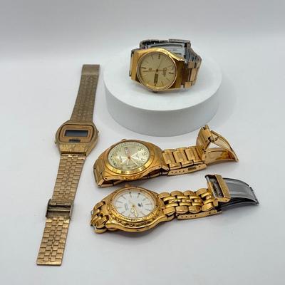 LOT 451J: Collection of Men’s Watches: Pulsar, Citizen, Fossil