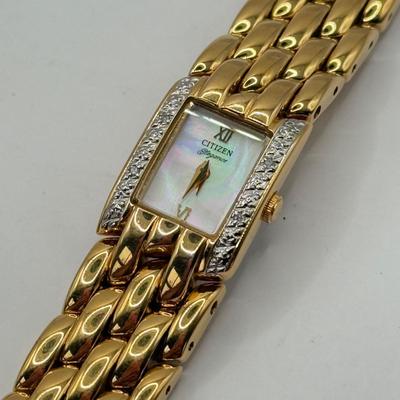 LOT 452J: Gold Tone Watch Collection: Citizen & Bulova