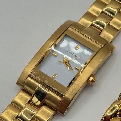 LOT 452J: Gold Tone Watch Collection: Citizen & Bulova