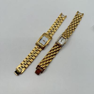 LOT 452J: Gold Tone Watch Collection: Citizen & Bulova