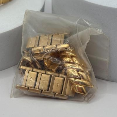 LOT 455J: Four Ladies Gold Tone Seiko Watches w/ Extra / Replacement Links